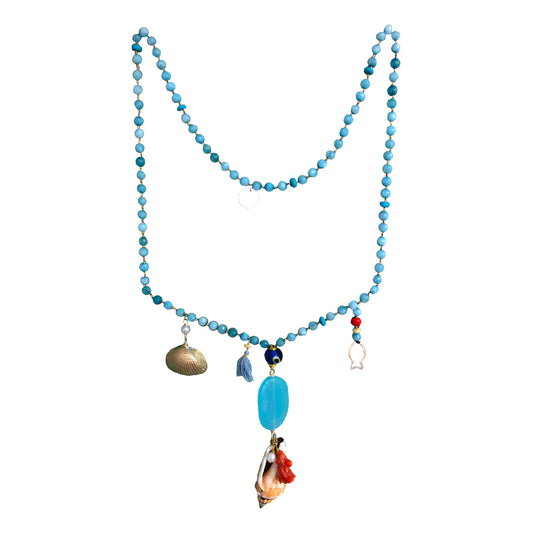 Blue Stones  Necklace  inamullumani