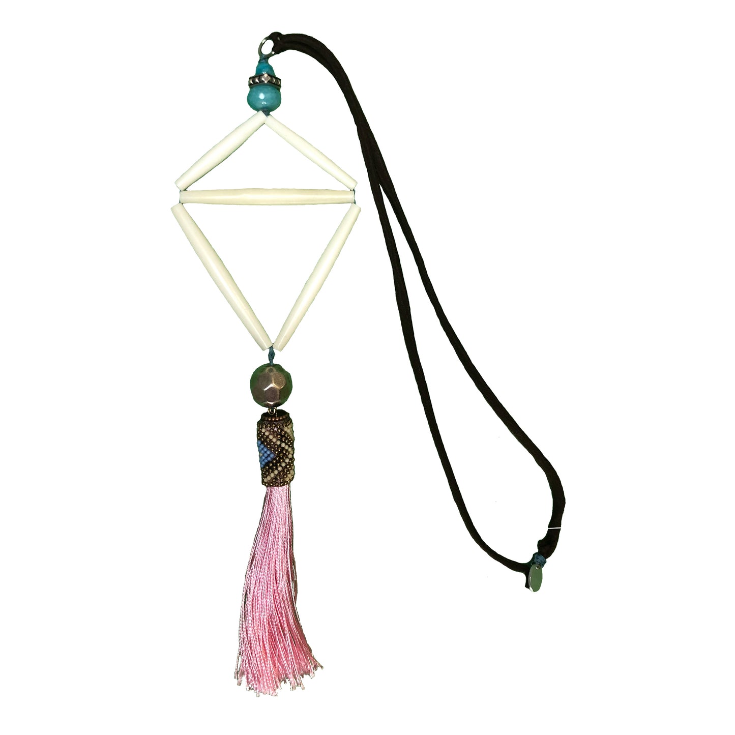 Pink Kites  Necklace  inamullumani