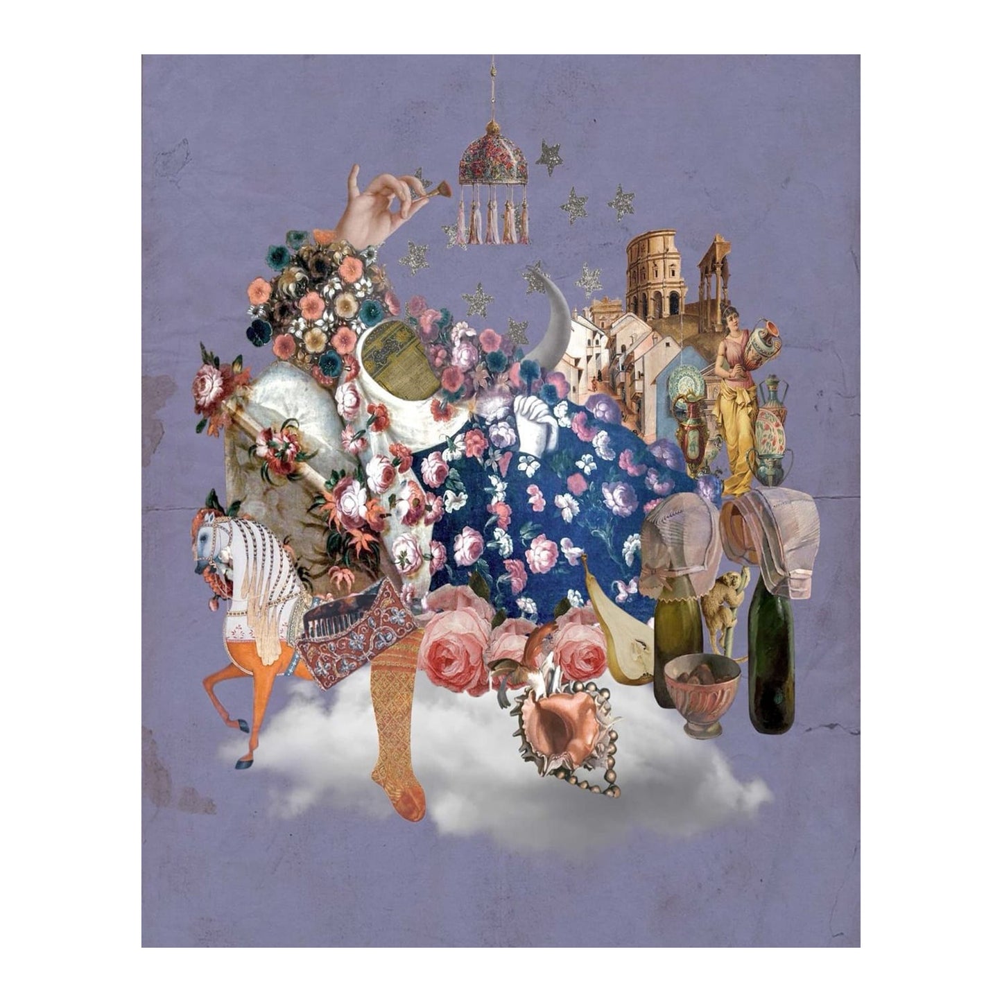 Evening Prayer  Print  Zaina El-Said  L 60 W 42  2021